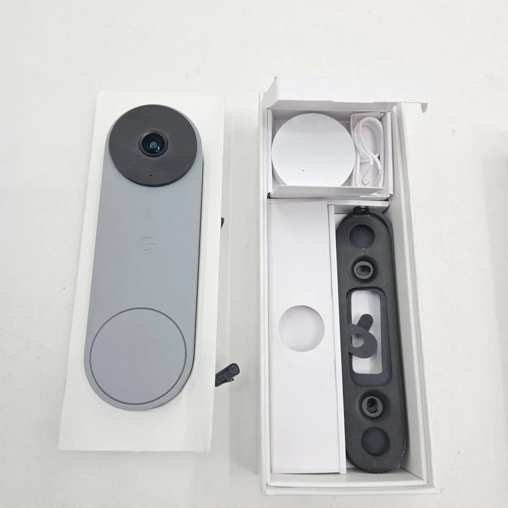 Google Nest Doorbell 2nd Generation Wired Smart Video Doorbell Ash GA03696-US